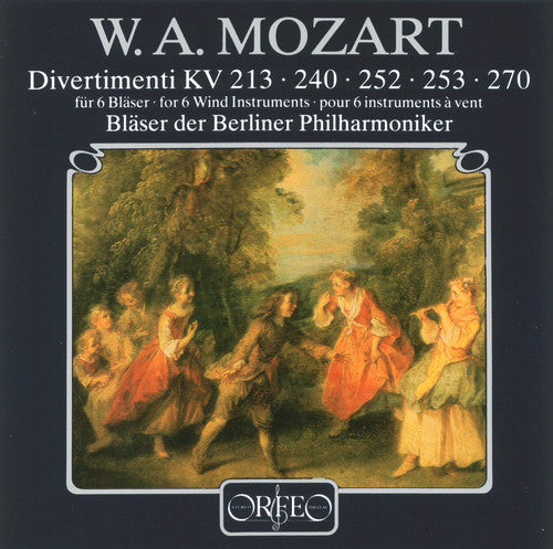 Mozart / Winds Of The Berlin Philharmonic - Divertimenti For 6 Winds - Music CD