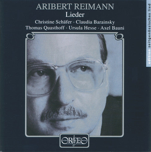 the album cover for Reimann / Schafer / Hesse / Quasthoff / Bauni - Lieder
