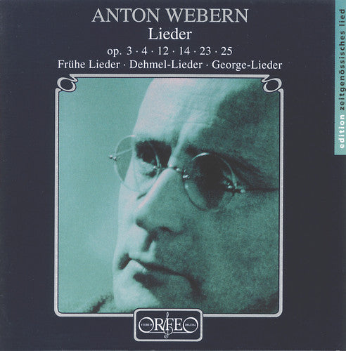 the album cover for Webern / Hesse / Soller / Israel - Lieder