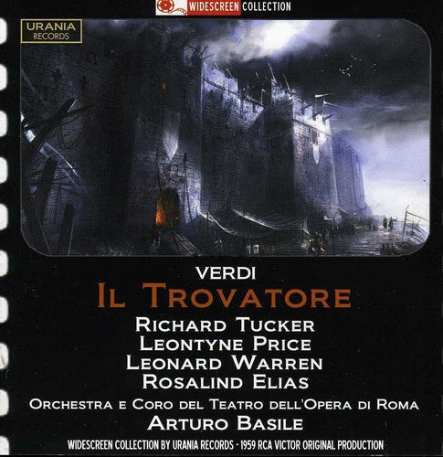 the album cover for Verdi / Tucker / Price / Warren / Elias - Il Trovatore
