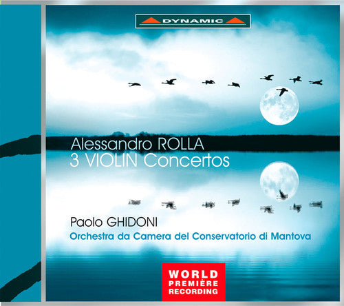 the album cover for Paolo Ghidoni - Three Violin Concertos