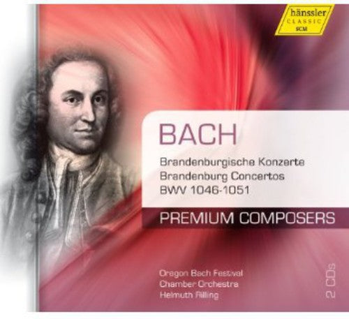 the album cover for Helmuth Rilling - Brandenberg Concertos