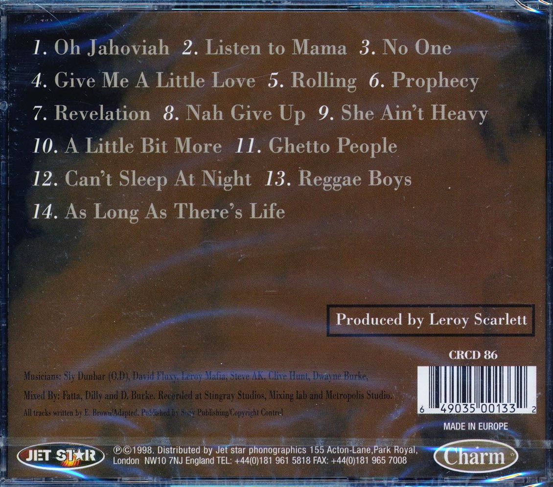 Easy B - Prophecy Music CD