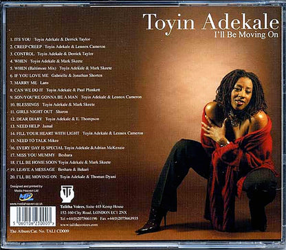 Toyin Adekale - I'll Be Moving On (20 tracks) Music CD