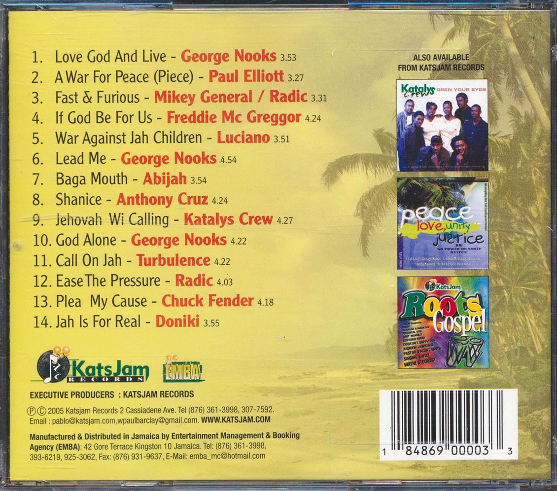 Various - Peace, Love & Justice Volume 2 Music CD