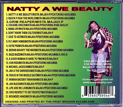 Mista Majah P - Natty A We Beauty (21 tracks) Music CD
