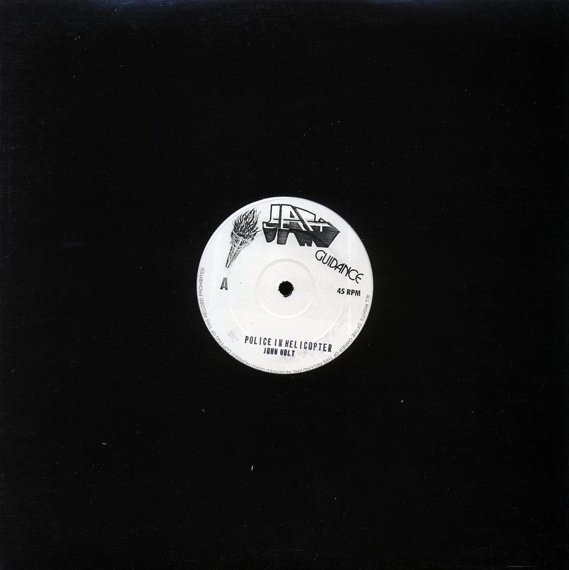 John Holt - Police In Helicopter; Roots Radics - Version  /  John Holt - Youths Pon The Corner (Extended Mix) (rhythm: "Police In Helicopter") 12" Vinyl Record