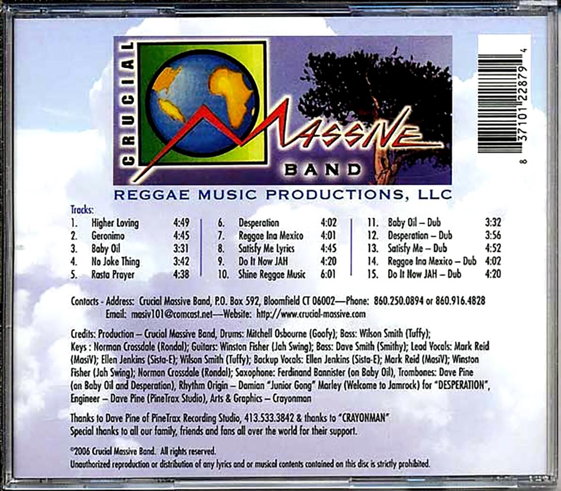 Crucial Massive - Higher Loving Music CD