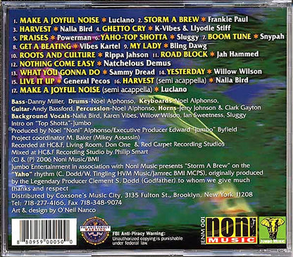 Sammy Dread, Luciano, Frankie Paul, Sluggy, Etc. - Yaho Remix: Storm A Brew (Viceroy's 'Ya Ho' Rhythm) (rhythm: "Viceroys - Ya Hoo") Music CD