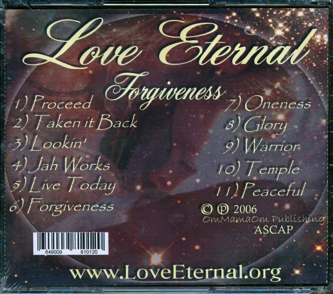 Love Eternal - Forgiveness Music CD