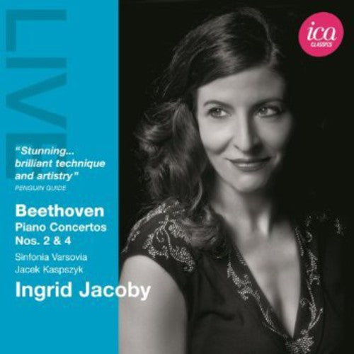 the album cover for Ingrid Jacoby - Beethoven Piano Concertos