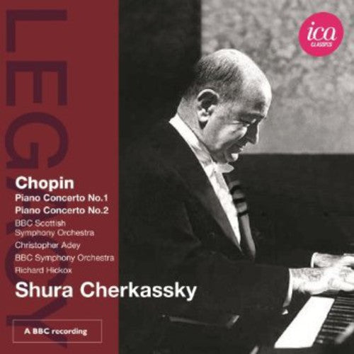 the album cover for SHURA CHERKASSKY - Piano Concertos Nos 1 & 2