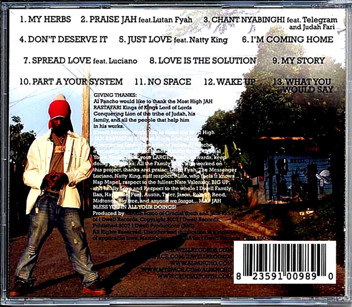 Al Pancho - My Story Music CD
