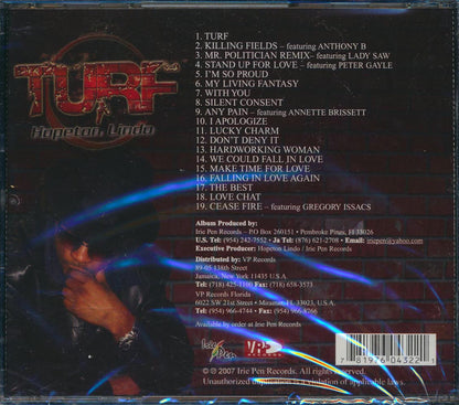 Hopeton Lindo - Turf Music CD
