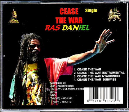 Ras Daniel - Cease The War Music CD