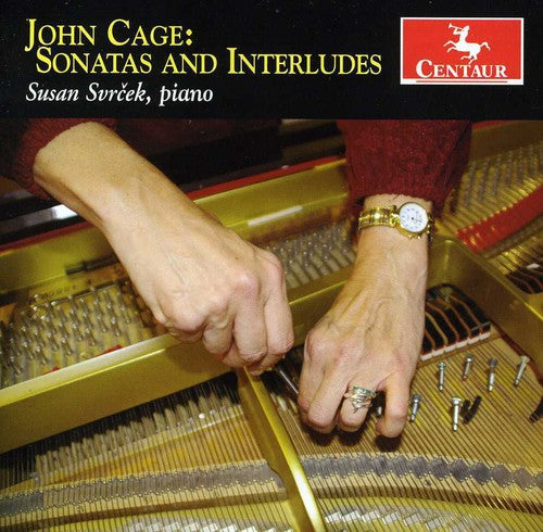 the album cover for Cage / Svrcek - Sonatas & Interludes