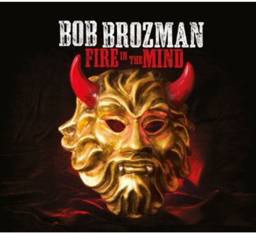 the album cover for Bob Brozman - Fire in the Mind
