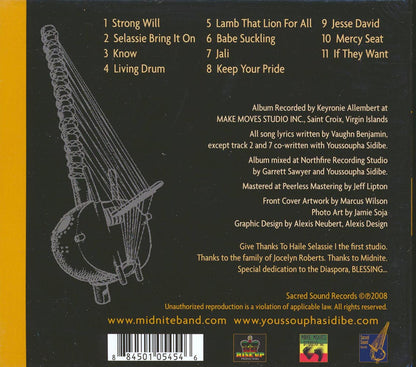 Midnite - For All (With Youssoupha Sidibe) Music CD