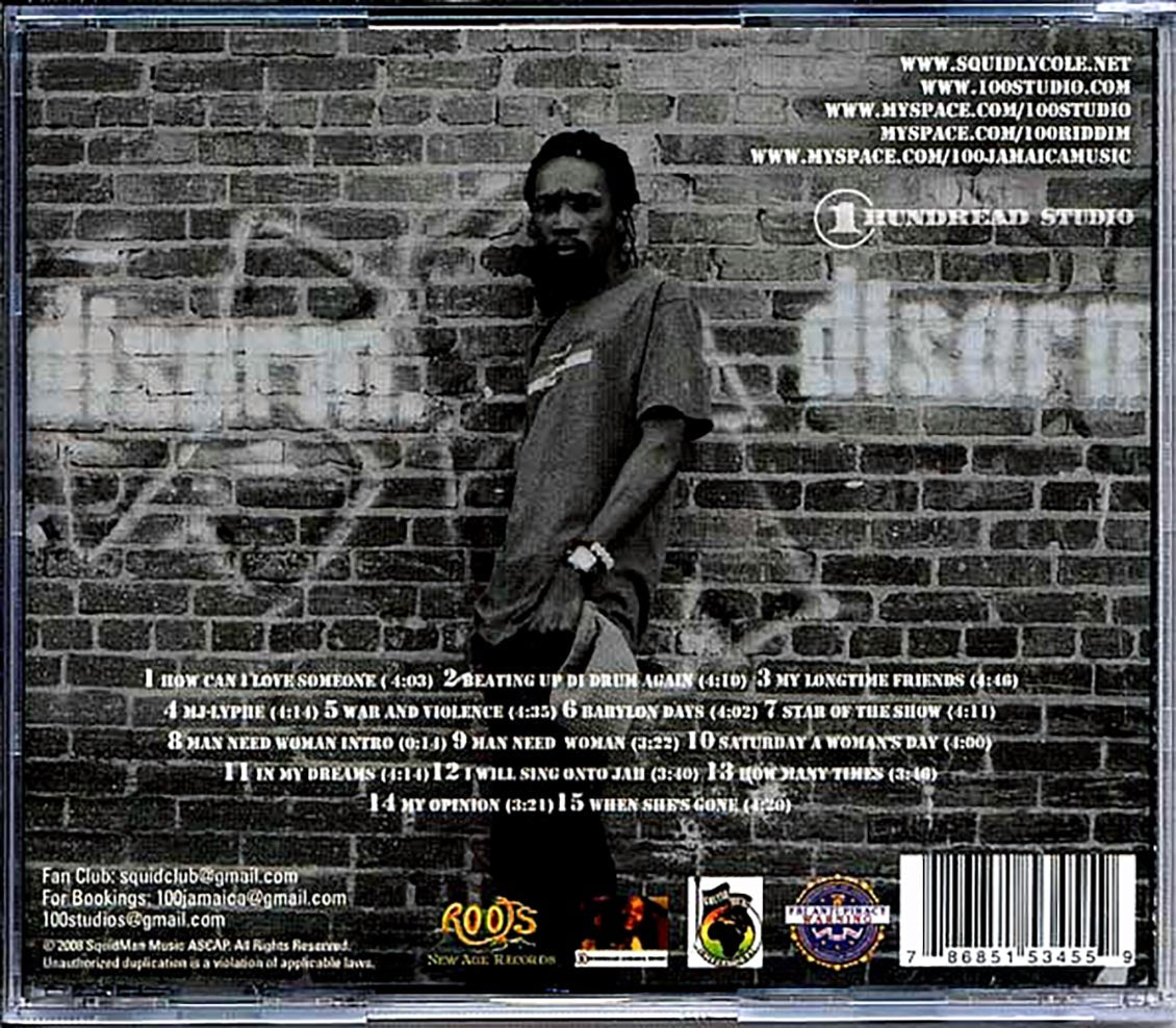Squidly Cole - Babylon Days Music CD