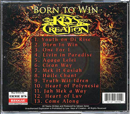Keys Of Creation - Born To Win Music CD