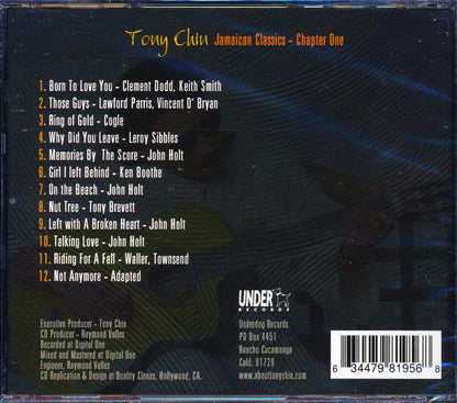Tony Chin - Jamaican Classics Chapter 1 Music CD