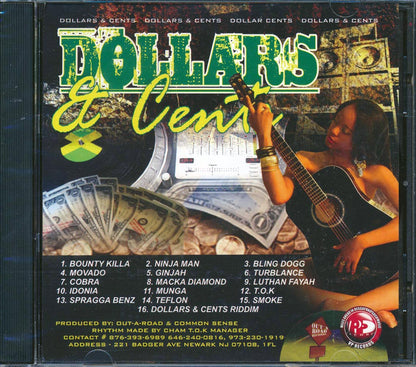 Bounty Killer, Mavado, Munga, Idonia, Lutan Fyah, Etc. - Dollars & Cents Music CD