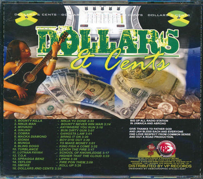 Bounty Killer, Mavado, Munga, Idonia, Lutan Fyah, Etc. - Dollars & Cents Music CD