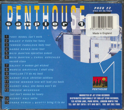 Buju Banton, Garnett Silk, Freddie McGregor, Tony Rebel, Etc. - Penthouse Sampler Volume 1 Music CD