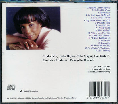 Evangelist Hannah - Bless Me Lord Music CD