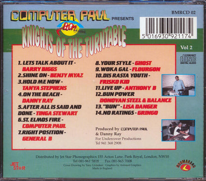Flourgon, Anthony B, Tanya Stephens, Etc. - Computer Paul Presents Knights Of The Turntable Volume 2 Music CD