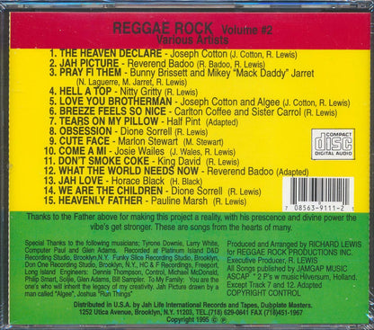 Nitty Gritty, Josey Wales, Badoo, Half Pint, Etc. - Reggae Rock Volume 2 Music CD