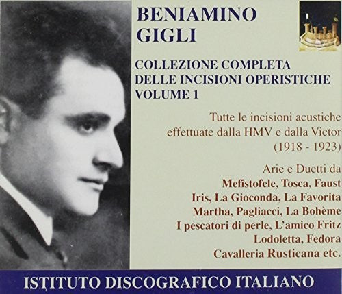 Gigli,beniamino - Complete Hmv & Vctor Recordings I: 1918-1923 - Music CD