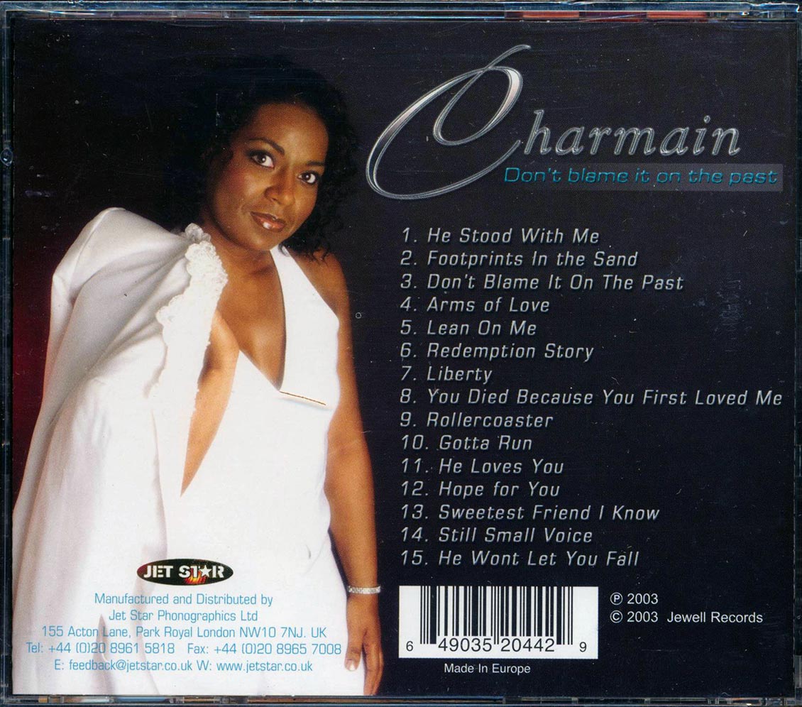 Charmain - Don't Blame It On The Past Music CD