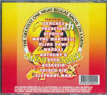 Anthony B, Elephant Man, Ward 21, Etc. - Reggae Sting 20th Anniversary Part 2 Music CD