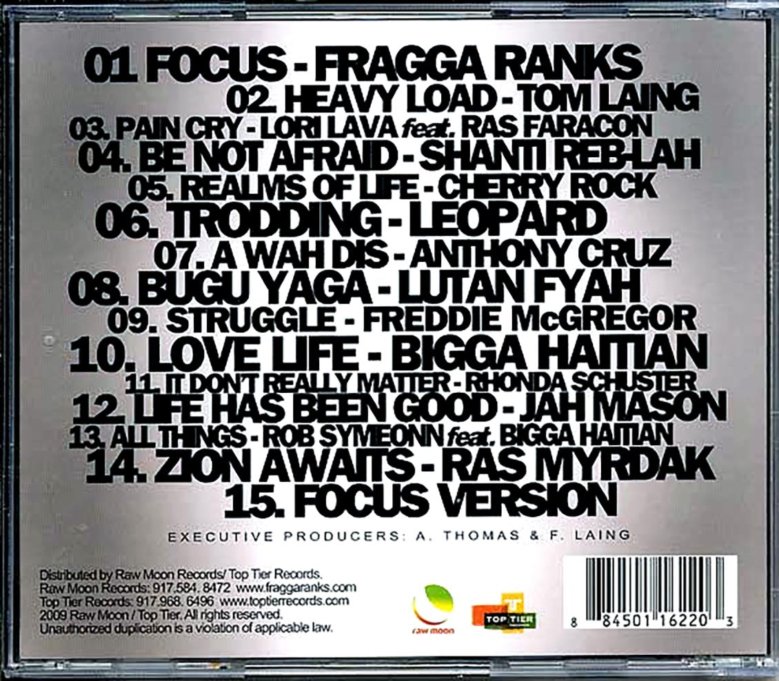 Jah Mason, Lutan Fyah, Freddie McGregor - Focus Riddim (rhythm: "Focus") Music CD
