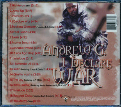 Andrew G - I Declare War Music CD