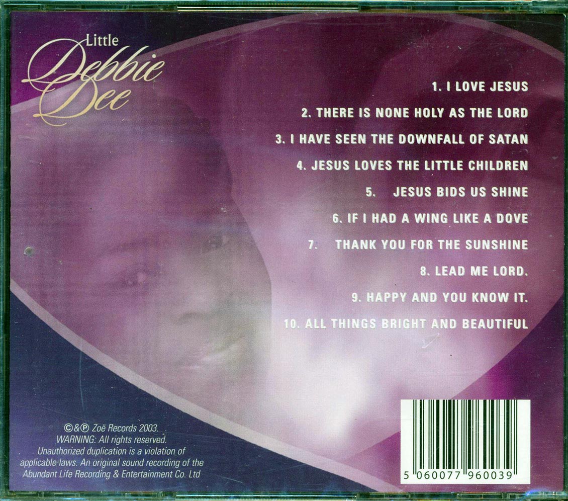 Little Debbie Dee - Little Debbie Dee Music CD
