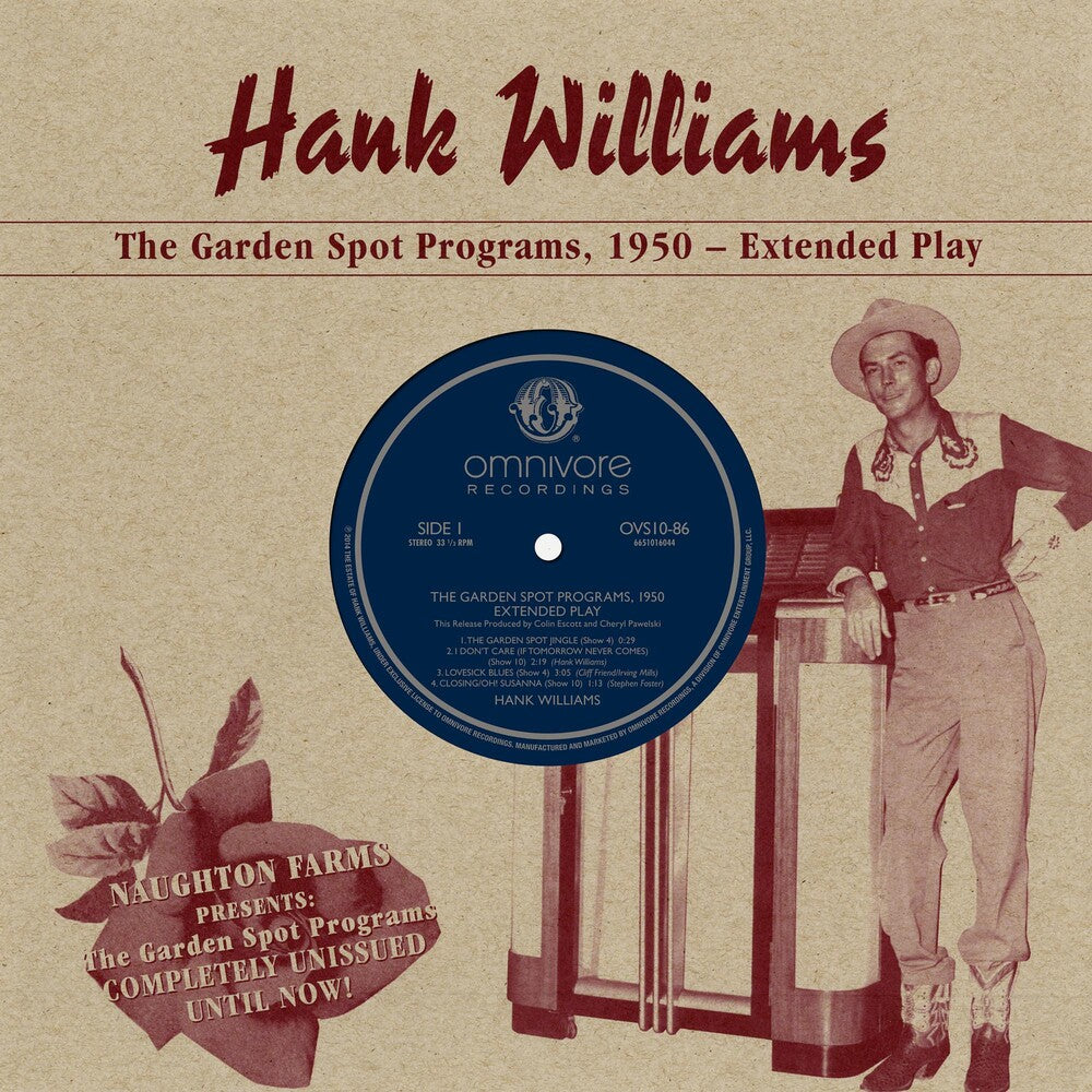 Hank Williams - Garden Spot Programs 1950 [LP] Vinyl Record
