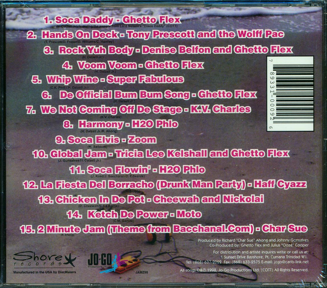 Ghetto Flex, Tony Prescott, H2O Philo, Etc. - Island Jamz Music CD