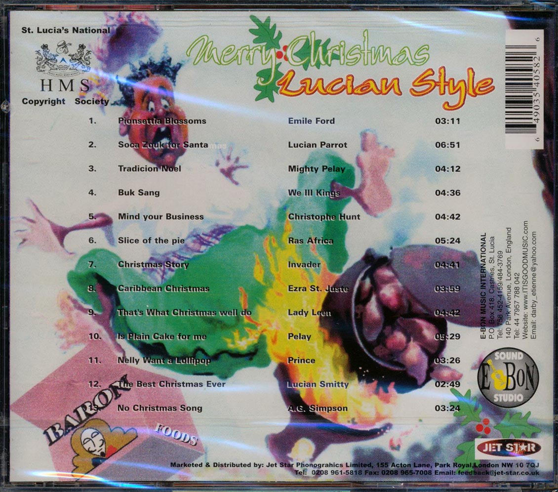 Various - Merry Christmas Lucian Style Music CD