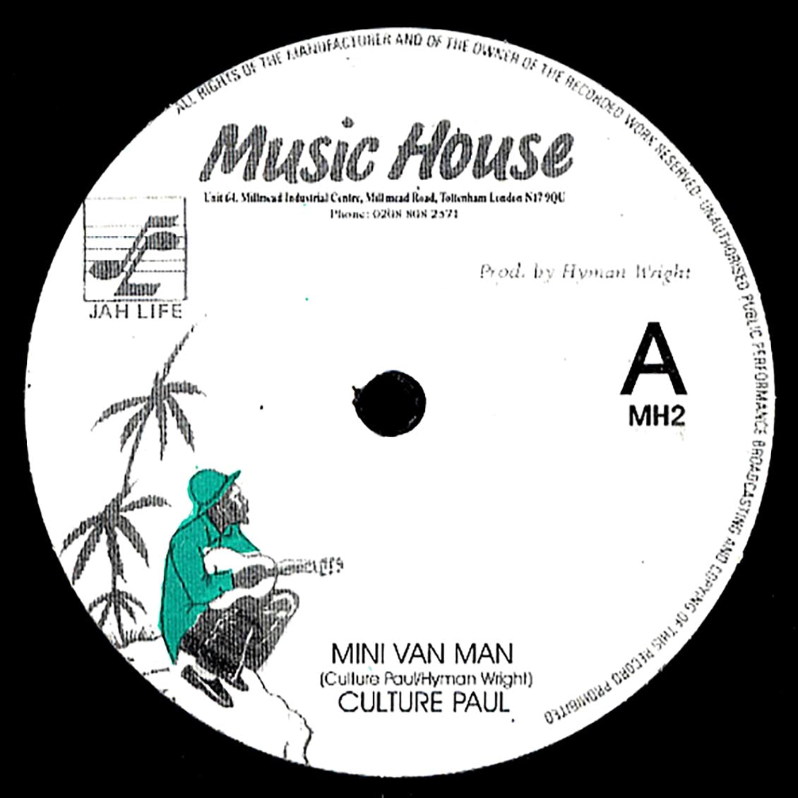 Culture Paul - Mini Van Man; Version  /  Culture Paul - Easter Sunday Morning; Version 12" Vinyl Record