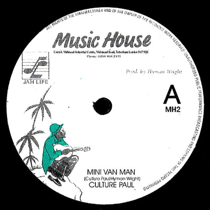 Culture Paul - Mini Van Man; Version  /  Culture Paul - Easter Sunday Morning; Version 12" Vinyl Record