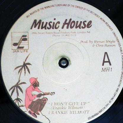 Frankie Wilmott - I Won't Give Up  /  Version 12" Vinyl Record
