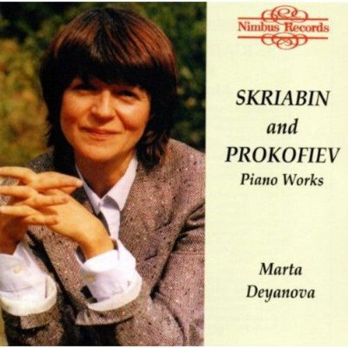 the album cover for Scriabin / Deyanova - Etudes From Opp8, 42, 65/poems Opp32, 52/son 5 Op53