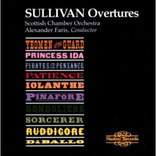 the album cover for Sullivan / Faris / Scottish Chamber Orchestra - Overtures