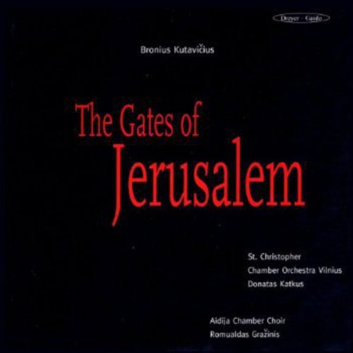 the album cover for St. Christopher Chamber Orchestra - Gates of Jerusalem