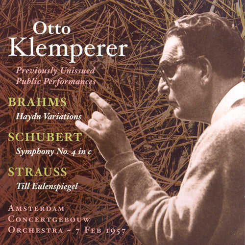 Brahms / Schubert / Klemperer - Klemperer Performs Brahms & Schubert - Music CD