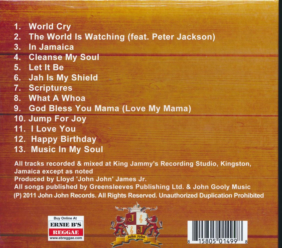 Sizzla - The Scriptures: Music In My Soul Music CD