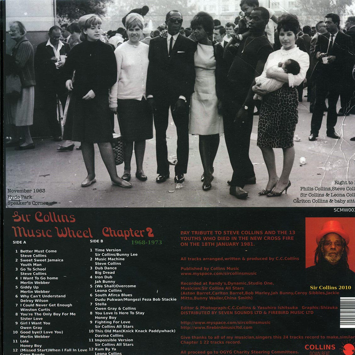 Sir Collins, Delroy Wilson, Honey Boy, Etc. - Sir Collins Music Wheel Chapter 2 Vinyl Record