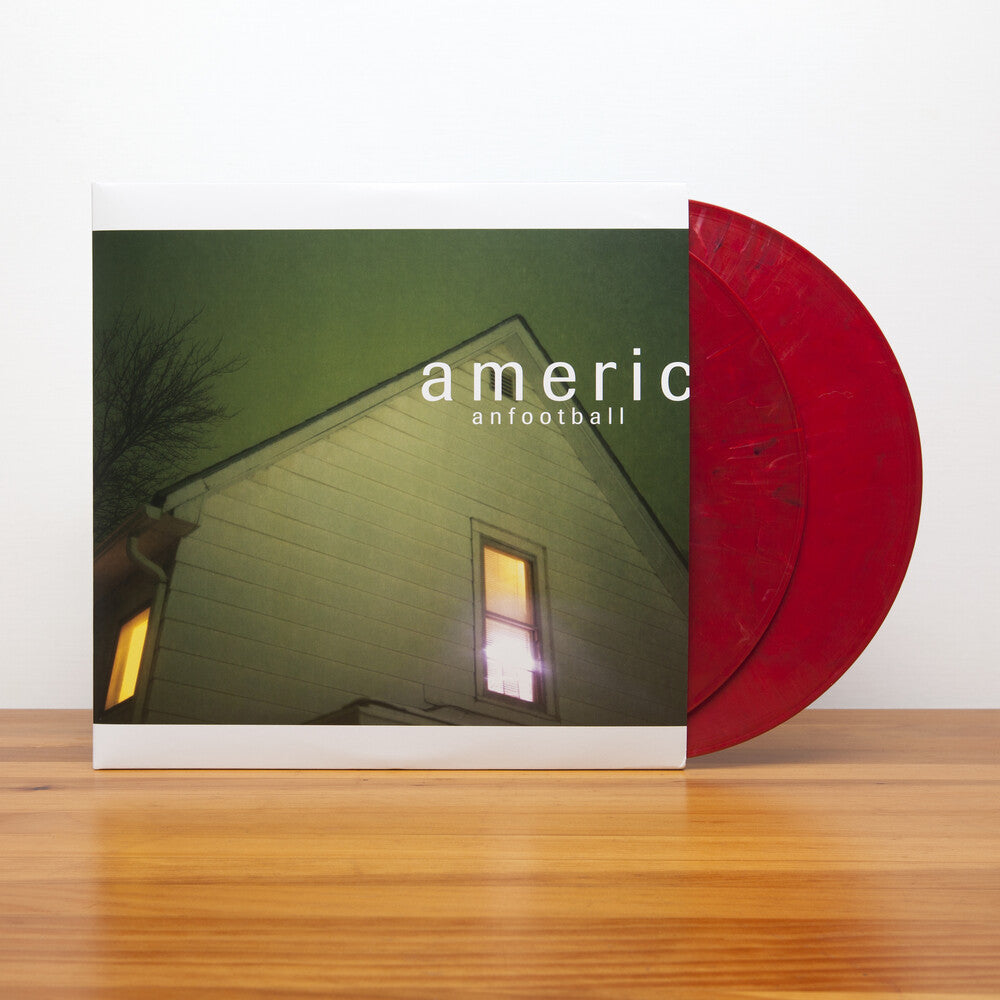 the album cover for American Football - American Football [Deluxe Edition Red Marble 2LP]